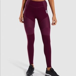 Gymshark Dark Ruby leggings